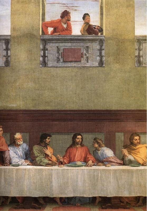 Andrea del Sarto The Last Supper (detail) fg